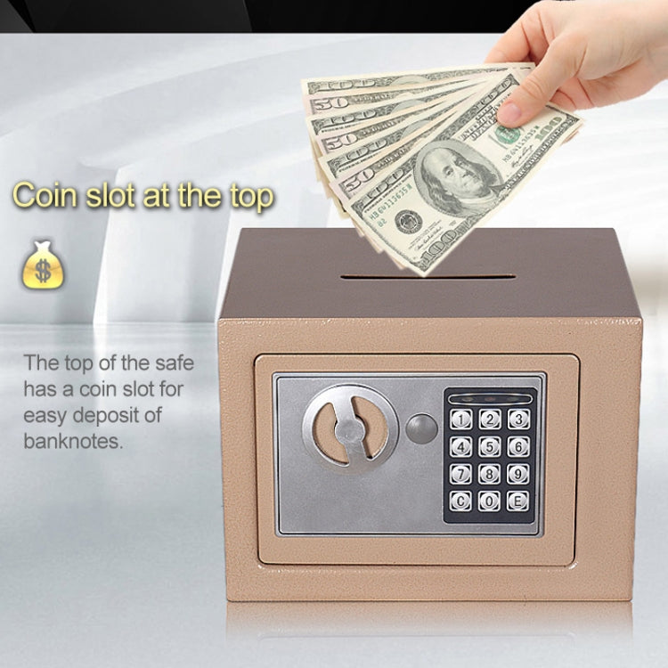 17E Home Mini Electronic Security Lock Box Wall Cabinet Safety Box without Coin-operated Function 17E Home Mini Electronic Security Lock Box Wall Cabinet Safety Box without Coin-operated Function
